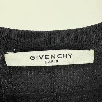 Givenchy Black Men's T-Shirt with Unique Patches 0089