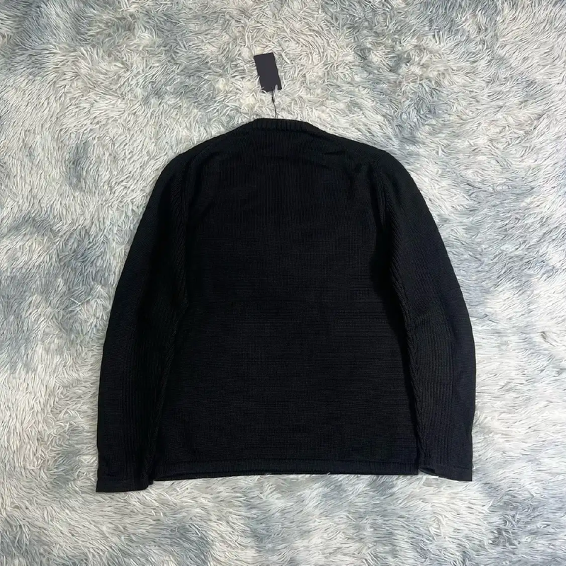 Prada Black Wool Knit Pullover for Men