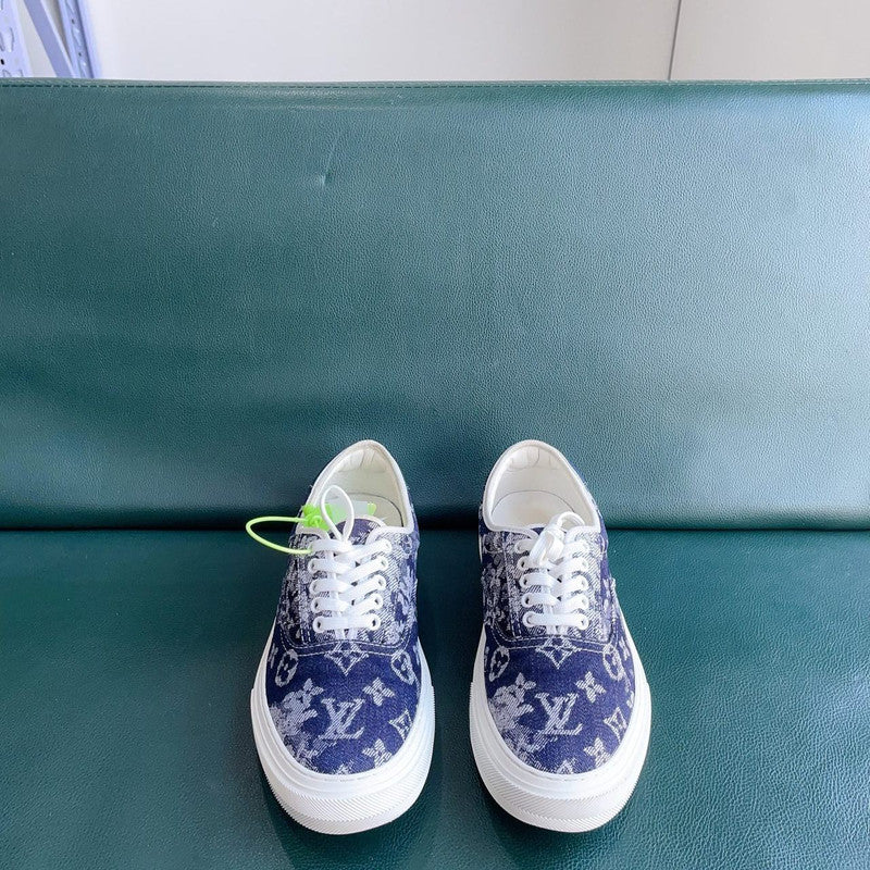 Louis Vuitton Colorful Logo Canvas Casual Sneakers 0079