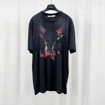 Givenchy Black Logo Print Men's T-Shirt 0089
