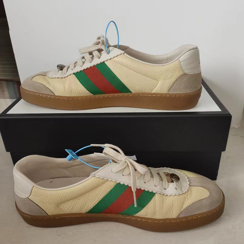Gucci Leather Bee Fashion Sneakers for All 0079