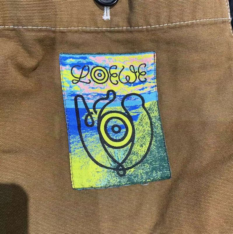 Loewe Brown Cotton Men's Outer Jacket 0089