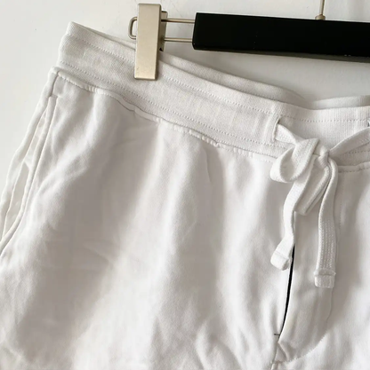 Stone Island Men's Summer White Printed Shorts 0089