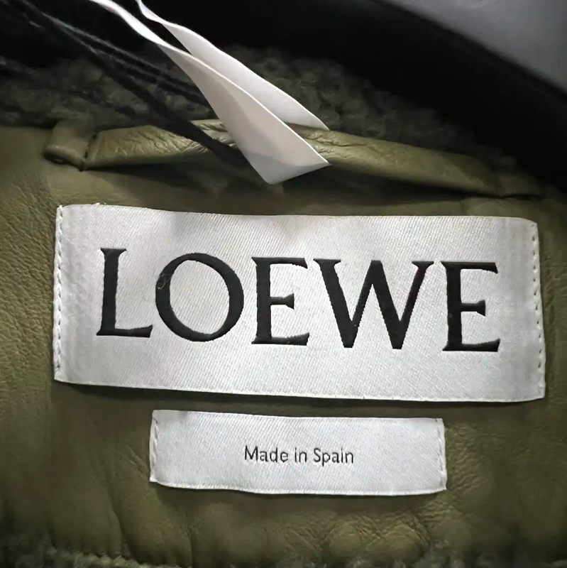 Loewe Green Cotton Short Jacket for Men 0089