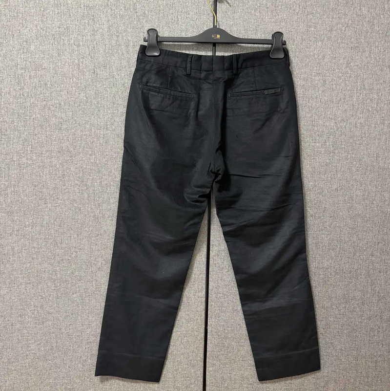 Prada Black Cotton Embroidered Logo Casual Pants