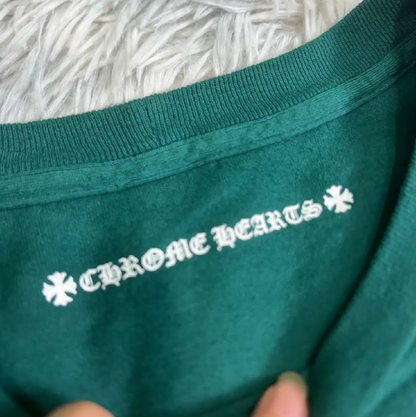 Chrome Hearts Green Cotton Sweatshirt for Men 0089