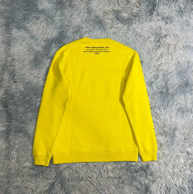 Loewe Men's Yellow Cotton Sweatshirt 0089