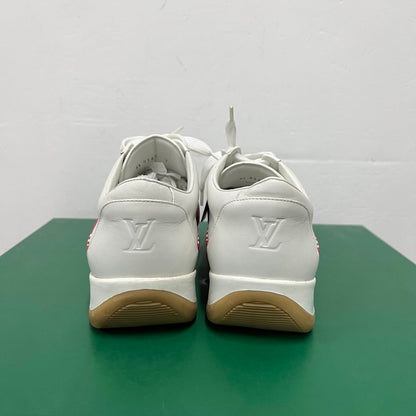 Louis Vuitton Low-Top Red & White Sneakers 0079