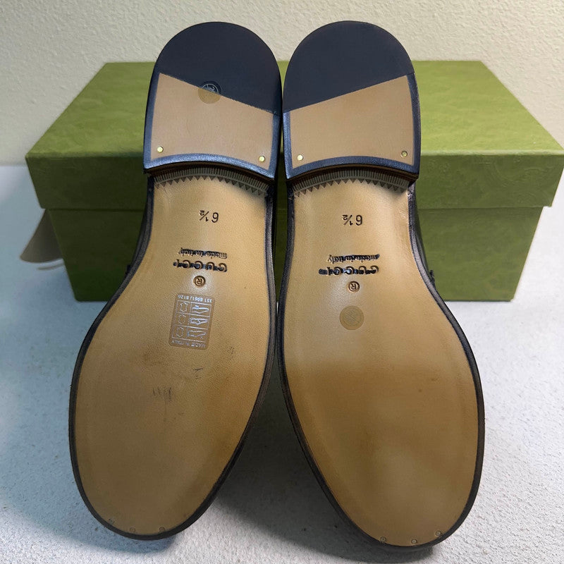 Gucci Black Slip-On Casual Shoes for Men 0079