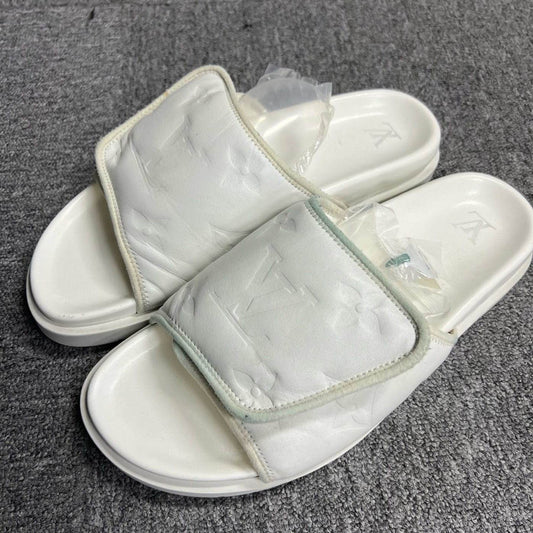 Louis Vuitton Miami Leather Slide Sandals for Men 0079