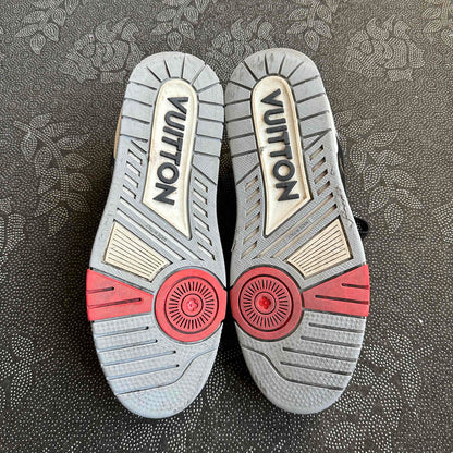 Louis Vuitton Black Grey Low Top Sneakers 0079