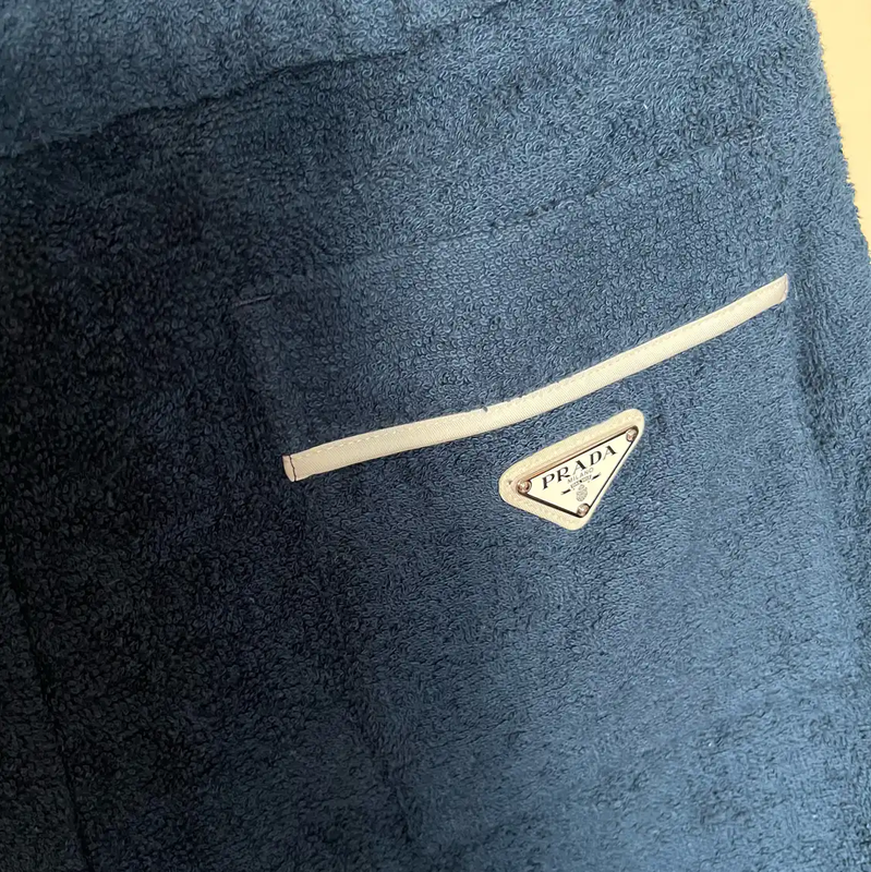 Prada S Size Blue Cotton Men's Shorts