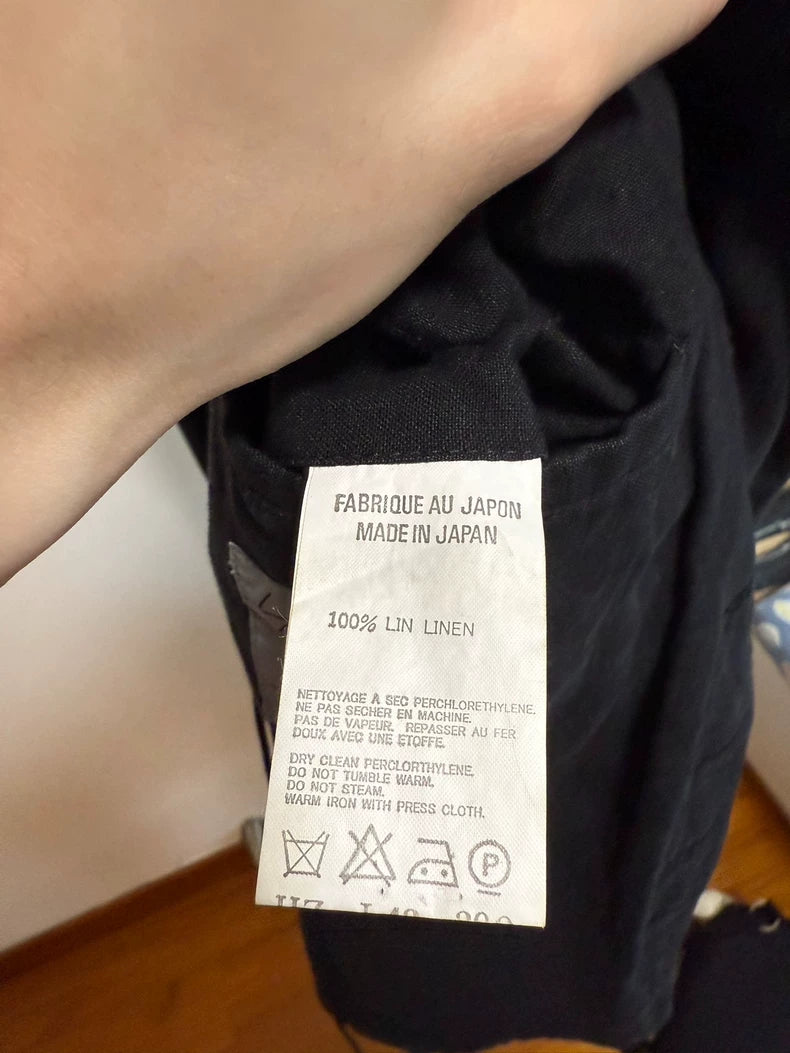 Yohji Yamamoto Linen Blazer Coat