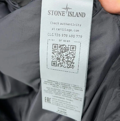 Stone Island Black Men's Down Jacket 0089
