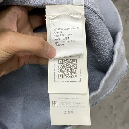 Stone Island Mid-Length Gray Long Sleeve Sweatshirt 0089