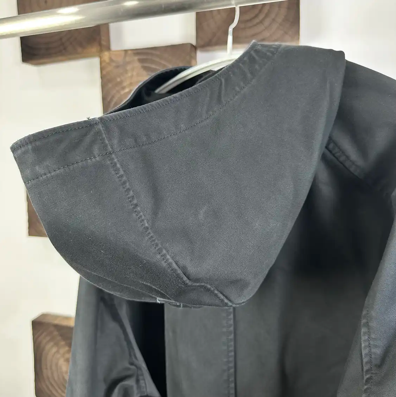 Stone Island Black Cotton Blend Jacket 0089