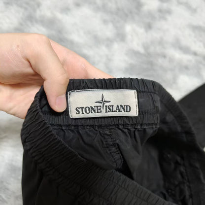 Stone Island Black Cargo Pants W29