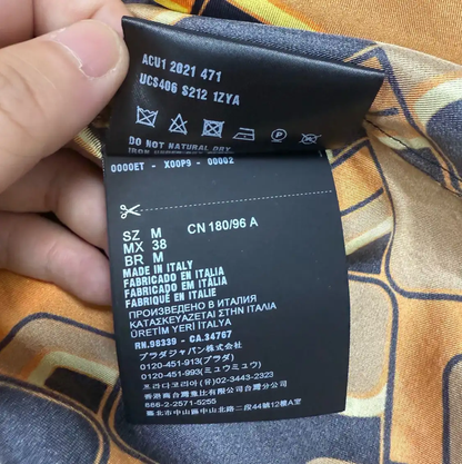 Prada Colorful Men's Shirt in Polyester Blend