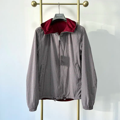 Prada Lightweight Red Polyester Men's Jacket