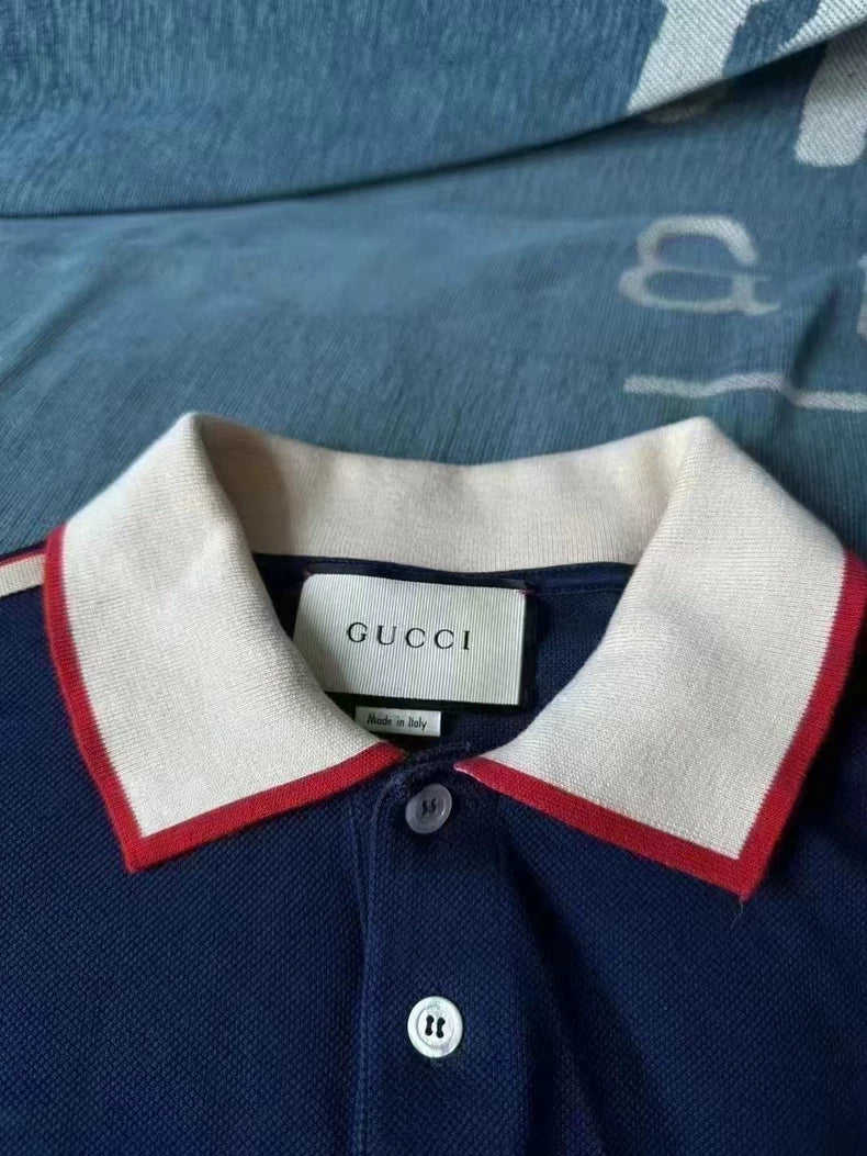Gucci Side Letter Polo Shirt