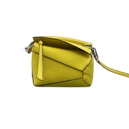 Loewe Puzzle Mini Handbag in Yellow