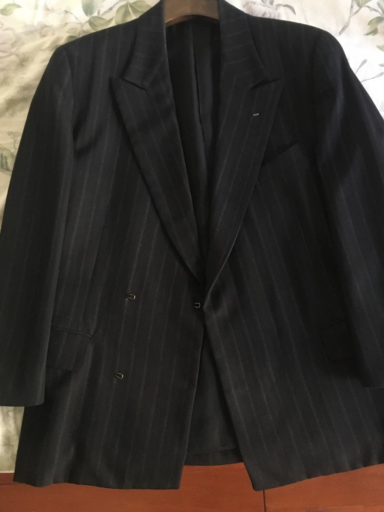 Comme des Garcons Archive Striped Wool Blazer