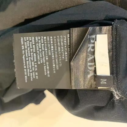 Prada Black Cotton T-Shirt for Men