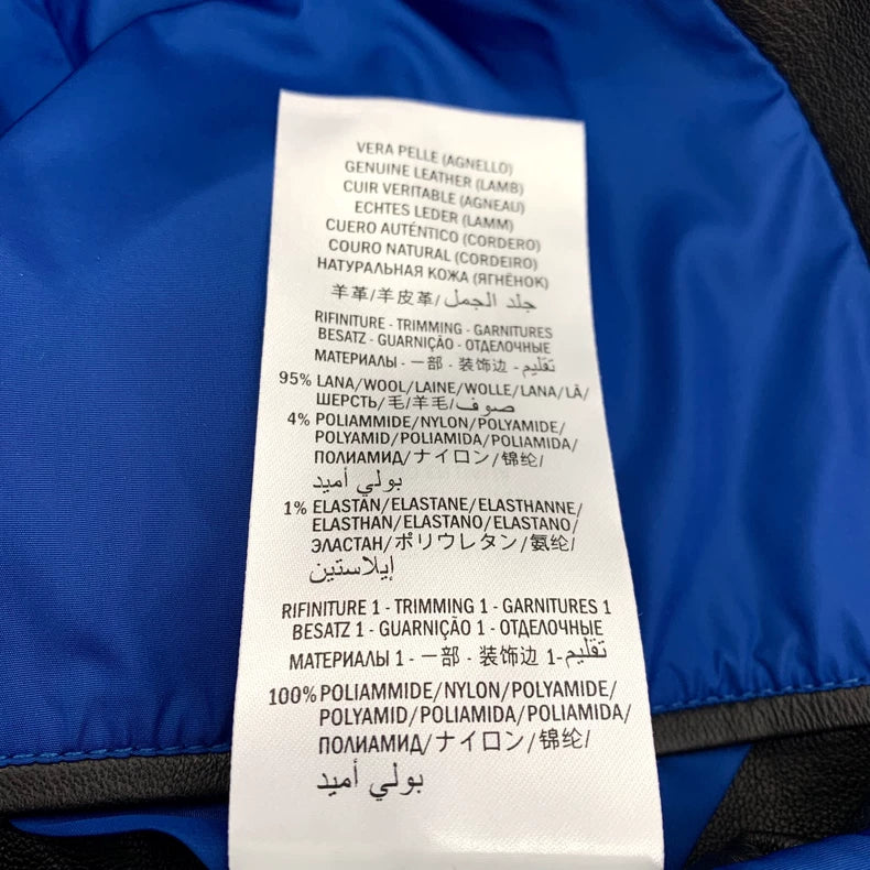 Gucci Black Logo Leather Jacket