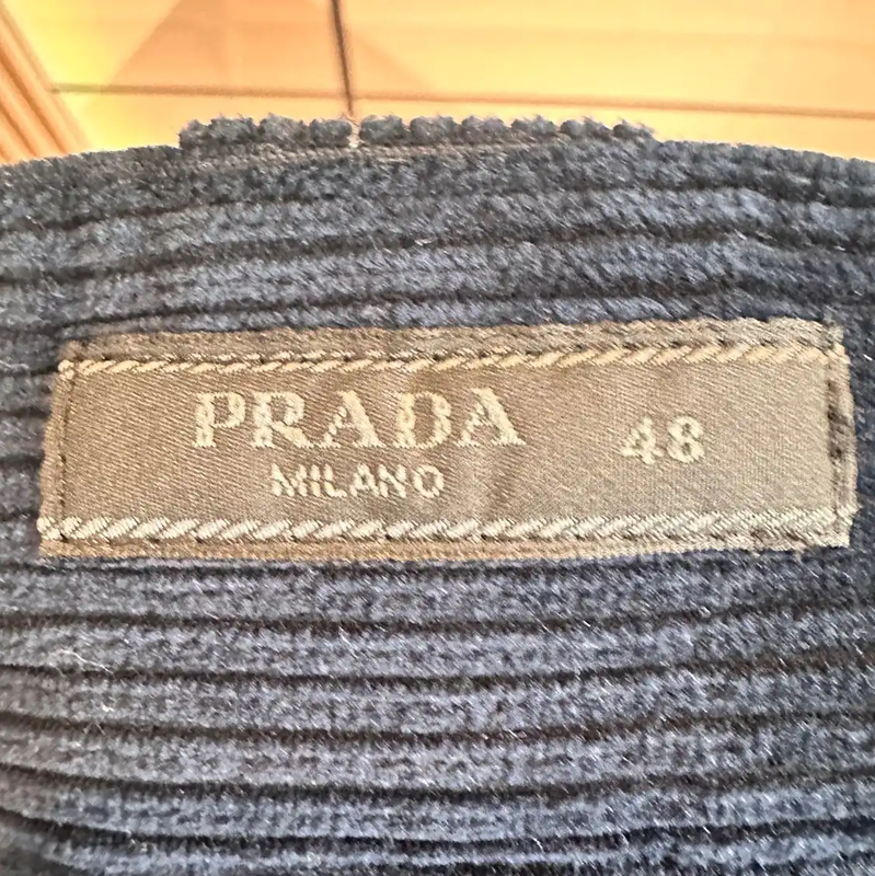 Prada Men's Navy Cotton Shorts