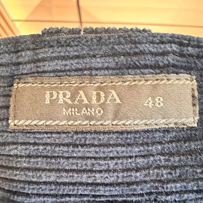 Prada Men's Navy Cotton Shorts