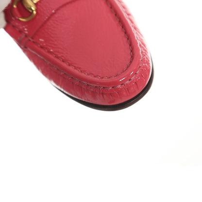 Gucci Pink Patent Leather Loafers 0079