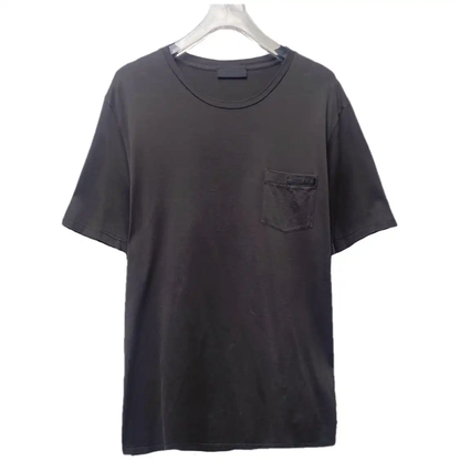 Prada Black and Gray Men's T-Shirt