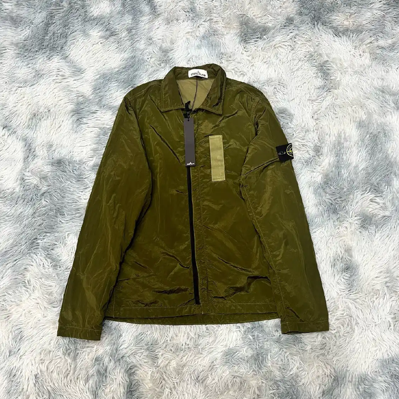 Stone Island Men's Green Jacket 0089