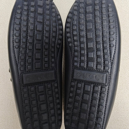 Gucci Interlocking Leather Tassel Loafers for Men 0079