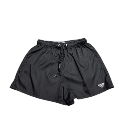 Prada Metal Nylon Drawstring Function Shorts-zp