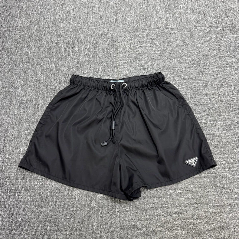 Prada Metal Nylon Drawstring Function Shorts-zp