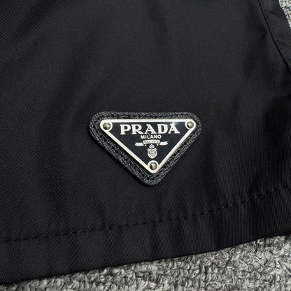 Prada Metal Nylon Drawstring Function Shorts-zp