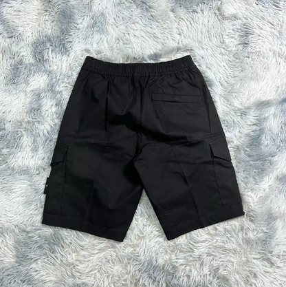 Stone Island Men's Black Cargo Shorts 0089