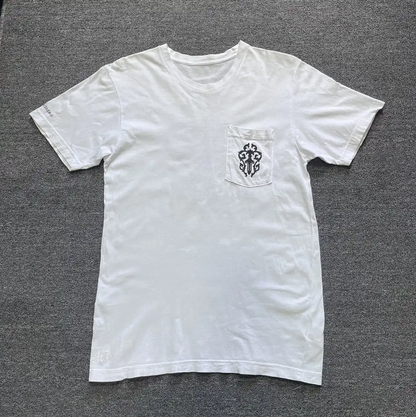 Chrome Hearts White Short Sleeve T-Shirt 0089
