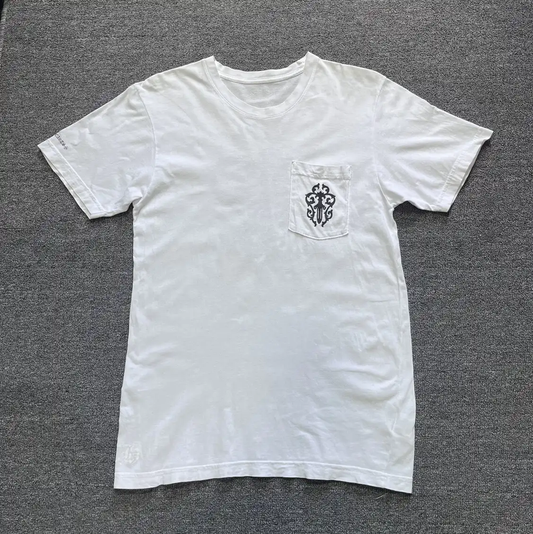 Chrome Hearts White Short Sleeve T-Shirt 0089