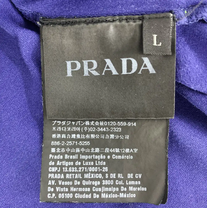 Prada Men's Navy Cotton T-Shirt