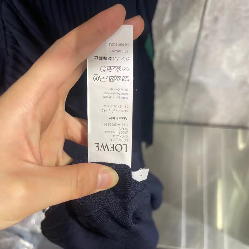 Loewe Blue Cotton Men's Sweatshirt 0089