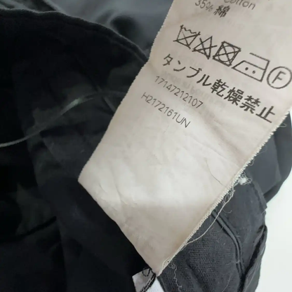 Loewe Black Cotton Blend Casual Pants 0089