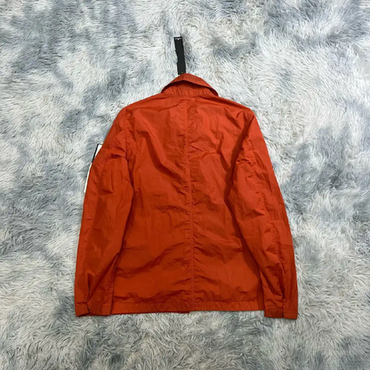 Stone Island Red Nylon Men's Jacket 0089