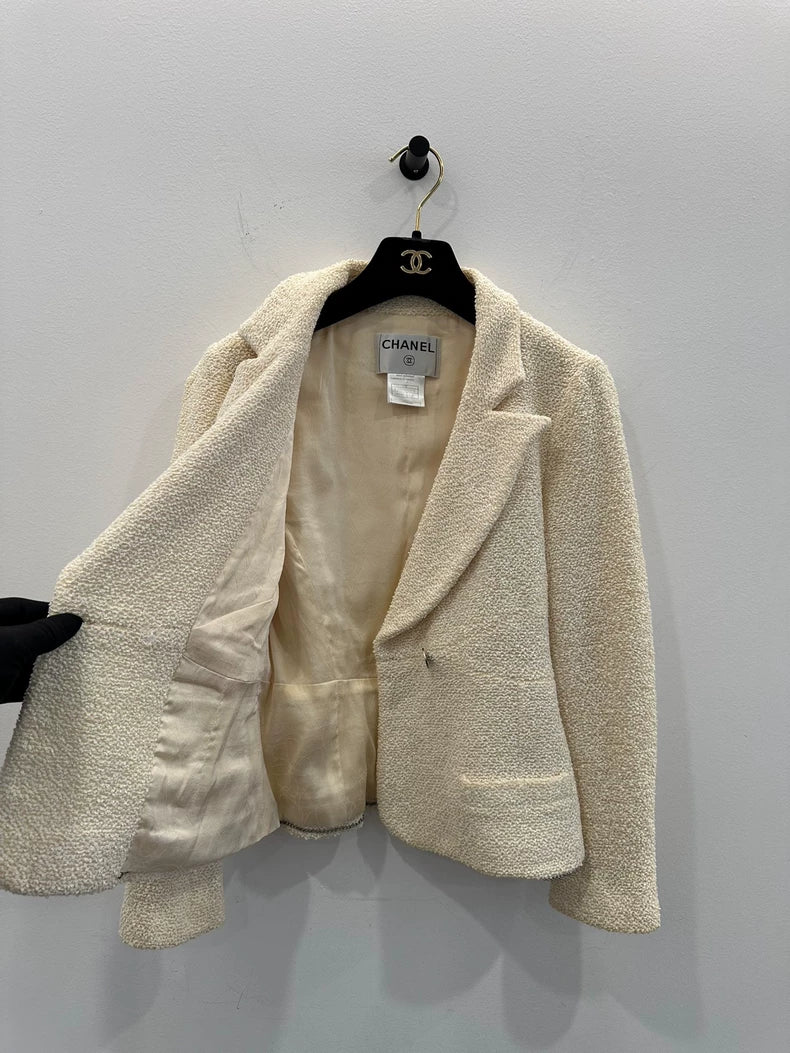 Classic Beige Casual Blazer by Chanel