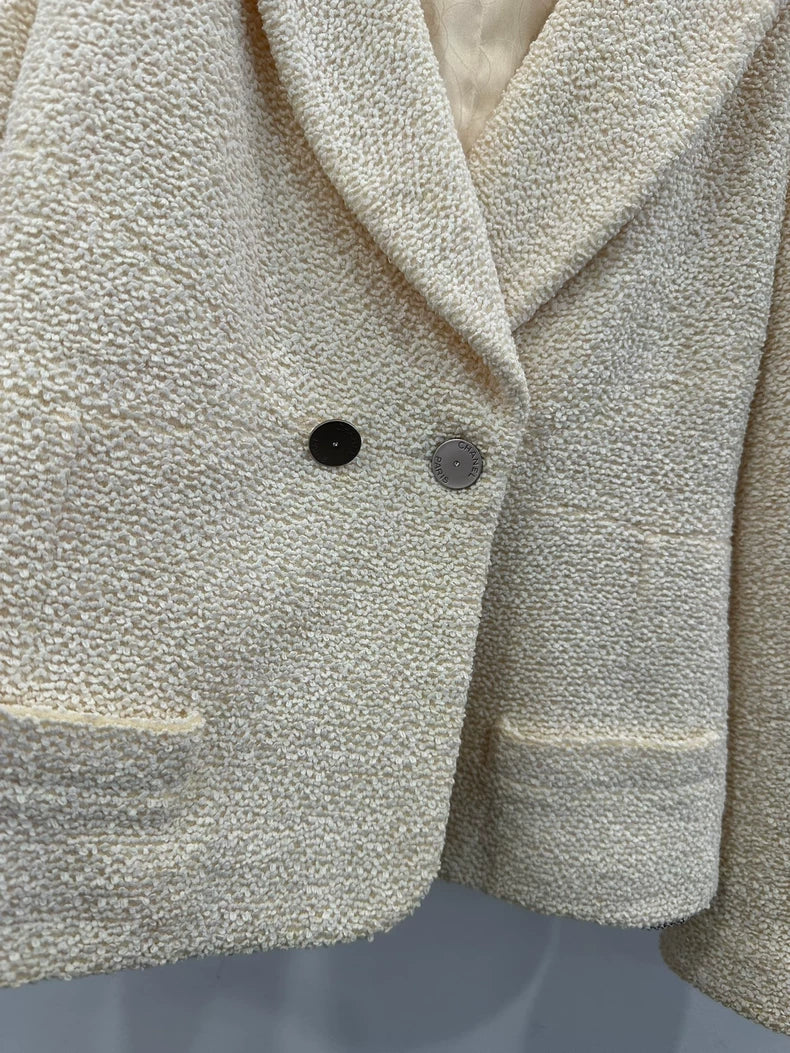 Classic Beige Casual Blazer by Chanel