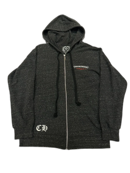 Chrome Hearts Zipper Hoodie with Print