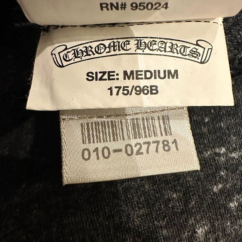 Chrome Hearts Zipper Hoodie with Print