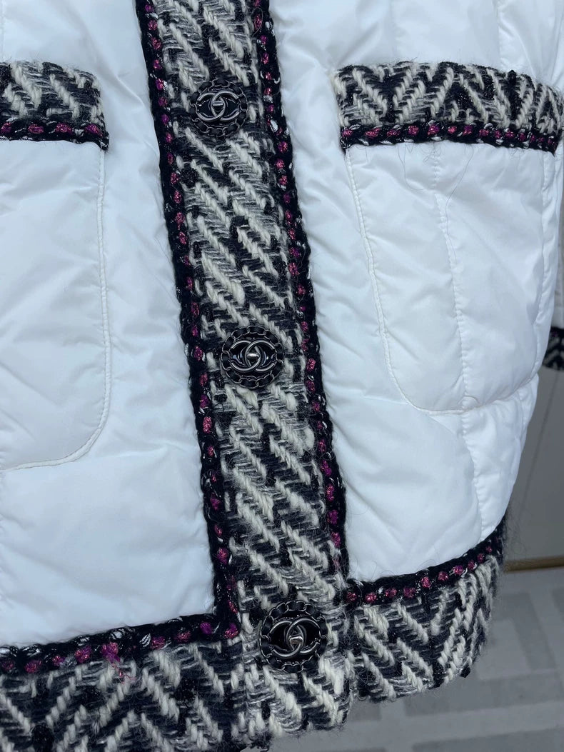 Chanel White Cotton Jacket