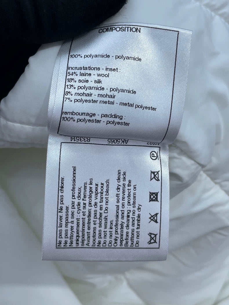 Chanel White Cotton Jacket